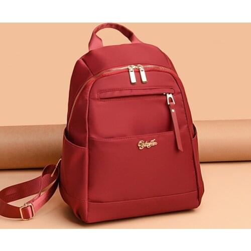 Fashion Womens Backpack Oxford Cloth Schoolbag Waterproof School Bags For Girls Anti-theft Outdoor Travel Backpacks Knapsack