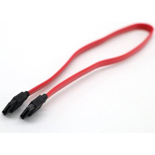 45cm Red Serial ATA SATA HDD Hard Drive HD Data Signal Cable Lead Up to 150MBps without buckle