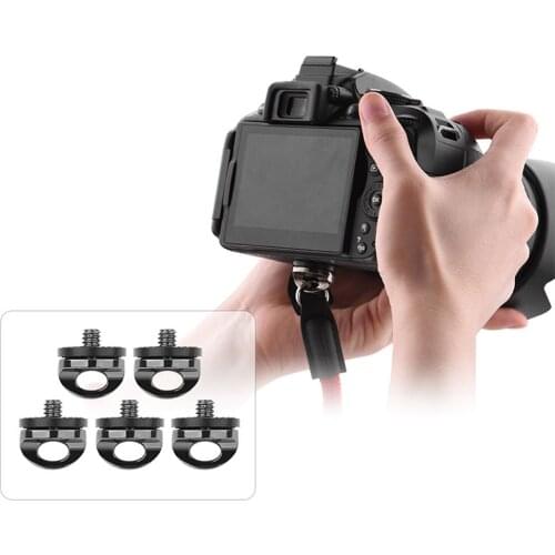 5pcs Zinc Alloy 1/4'inch Screws Thread Fixed Screw Nuts for DSLR for Tripod Adapter Mount Camera Handheld Gimbal Accessories