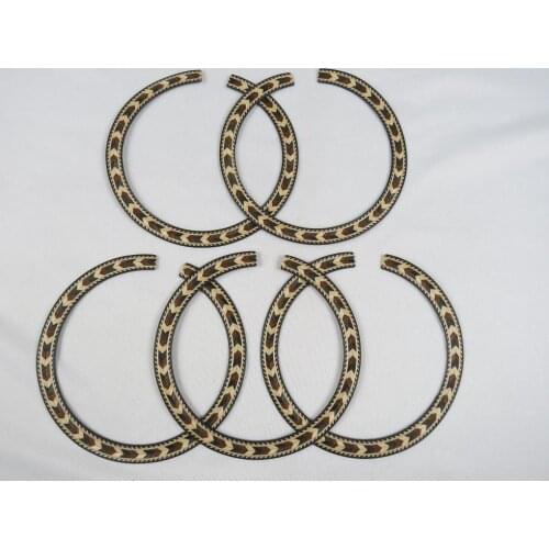 5PCS ACOUSTIC GUITAR WOOD INLAY (BOOK MATCHING) ROSETTE B-35