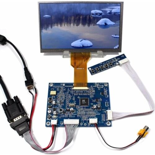 7" TFT LCD Display AT070TN92 With VGA AV OSD LCD Controller Board
