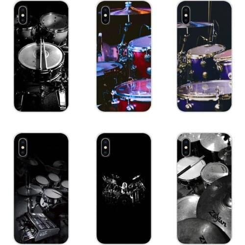 Accessories Phone Shell Covers Musical Instrument Drum For Samsung A10 A30 A40 A50 A60 A70 Galaxy S2 Note 2 3 Grand Core Prime