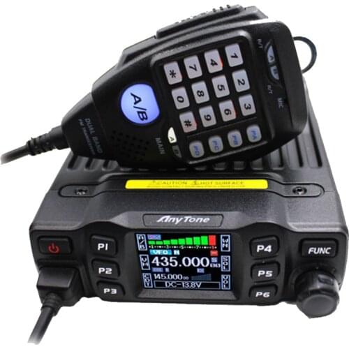 AnyTone AT-778UV Walkie Talkie 25W Dual Band Transceiver mini Mobile Radio VHF 136-174 UHF 400-480MHz Amateur Radio Ham