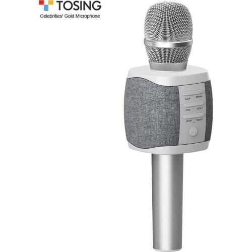 TOSING 027 Wireless Karaoke Microphone Bluetooth Speaker 2-in-1 Handheld Singing & Recording Portable KTV Player for Phone PC