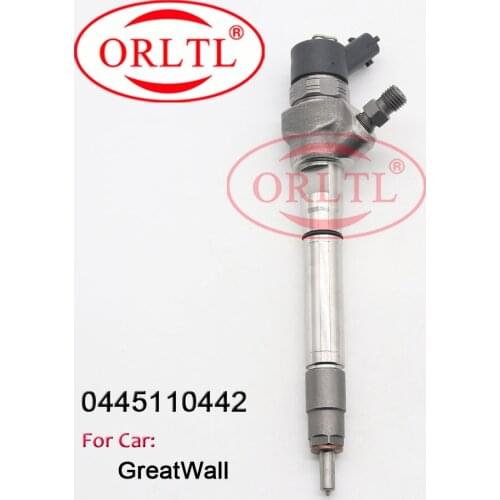 Diesel Injector 0445110442 Common Rail Inyector 0 445 110 442 Nozzle 0445 110 442 For GREAT WALL 1100100-ED01B 0445110443
