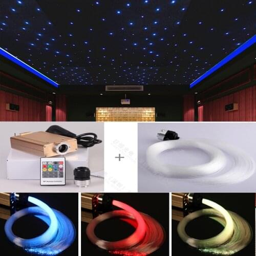 Starry sky star glossy Optic Fiber Stretch Ceiling light for decoration