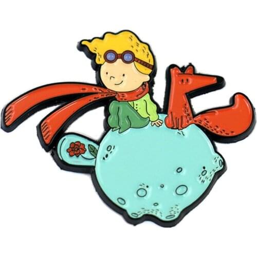 K1121 Le Petit Prince Pins Jewelry Metal Enamel Pins and Brooches for Lapel Pin Backpack Bags Badge Collar jewelry