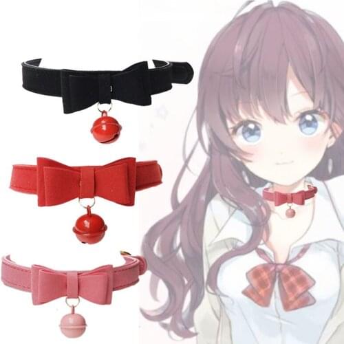 Handmade Sexy Rivet Alternative metal PU Leather Collar Bell Choker Necklace Neckband Sex Toys