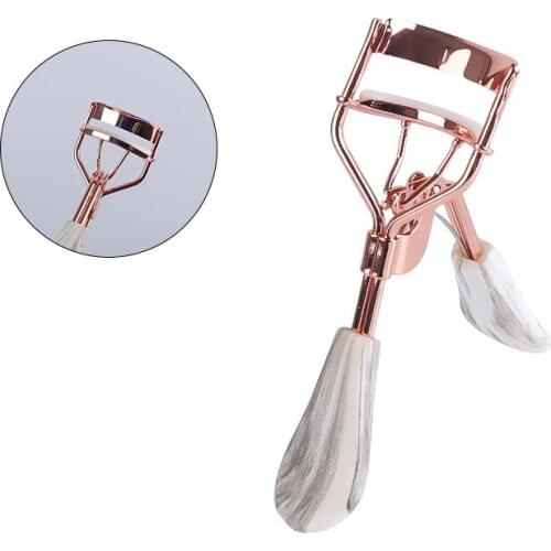 Multifunctional and Applicable Eyelash Curler Rose Gold Handle Wide-Angle Eyelash Curler False Eyelash Curler Eyelash Tool