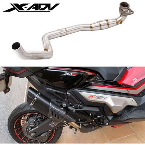 Motorcycle modified X-ADV 750 exhaust pipe XADV750 modified stainless steel front section 2017-2020 full set of connecting pipes