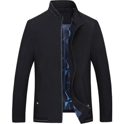 Autumn Slim Mens Jacket Waterproof Outwear Zipper Brand Clothing New Spring Jacket Men Solid Color Business Casual Coats