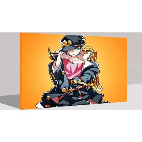 Hd Prints Picture Wall Art Modular Jotaro Kujo Painting Poster JoJos Bizarre Adventure Canvas Living Room Home Decoration Frame