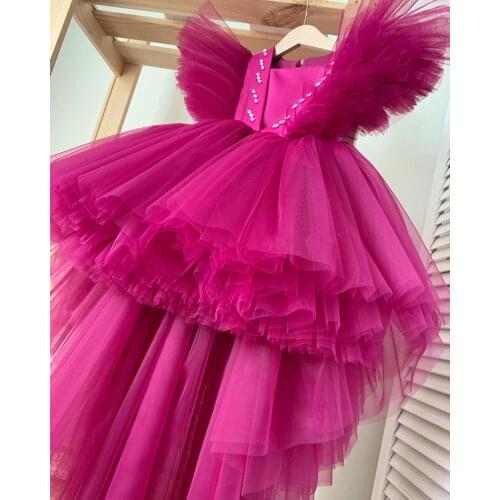 New Year Christmas Dress For Girls Kids Dresses Princess Children Birthday Party Dress vestido Custom Made