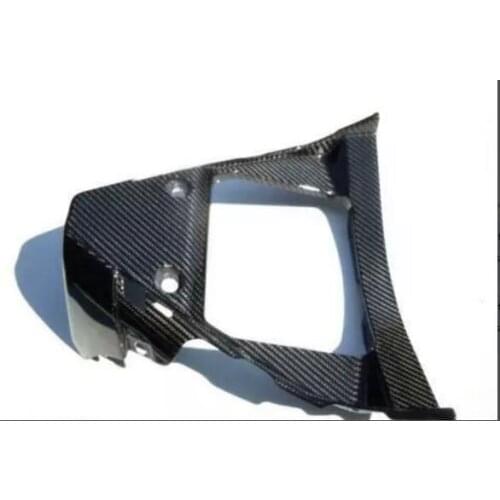 Motorcycle fairing lower link For YZf R1 2015 2016 2017 2018 R1 15 carbon between side link cover black ABS injetionZXMT