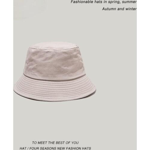 New High Quality Cotton Multifunction Bucket Hat Orange Pink Yellow White Multicolor Man and Woman Sun Hat Fishing Cap Wholesale