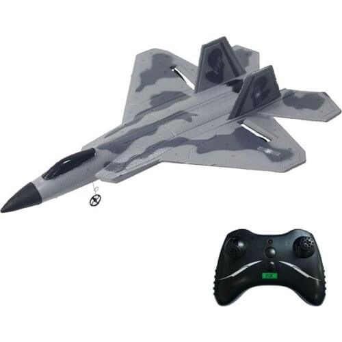 FX822 Simulation F-22 Fighter EPP Foam Plane 2-Ch 2.4G RC Airplane Easy To Control For Beginner