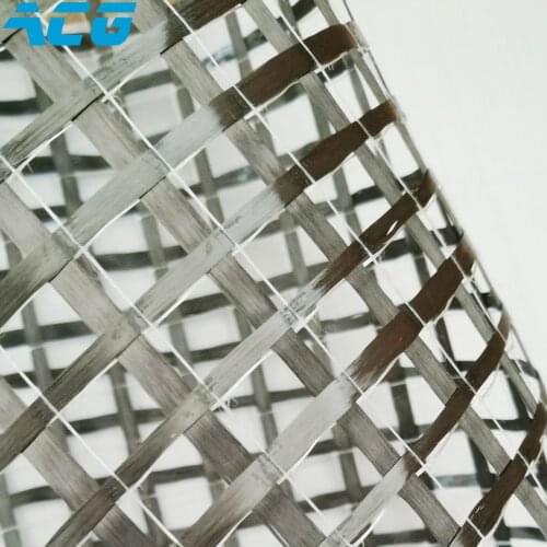 5mmx5mm 12K T700 carbon fiber mesh carbon fiber geogrid for road building