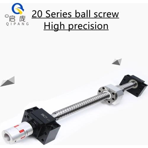 Ball Screw SFU2005 500-1500mm Ball Screw RM 2005 End Machined & BK/BF12 & Ballnut Housing CNC Tool