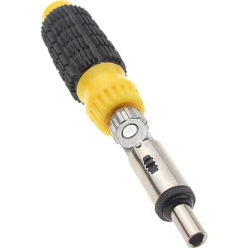 Brand New 1/4 Inch Hex Left/Right Rotating 180 Degree Ratchet Screwdriver Drive Tackle Extension Rod hand tools