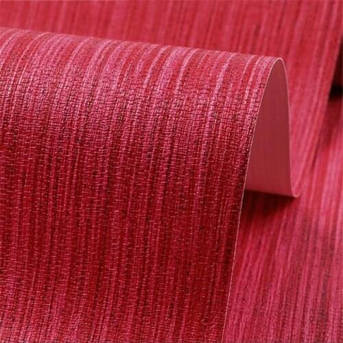 Modern Simple Red Plain Linen Wallpapers Retro Red Forbidden City Red Living Room Bedroom TV Background Wall Decoration Painting