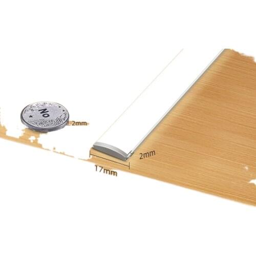 Free notched 2mm thin cabinet light led cabinet bottom plate surface mounted light sensor strip with embedded light wine Wardrob