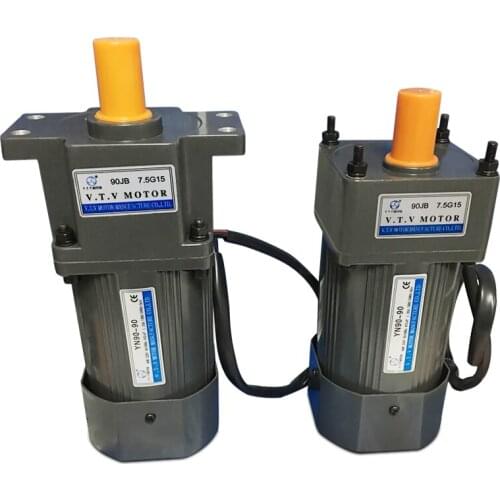 VTV 90W 220V AC Speed Motor YN90-90 with Gear Head 90JB7.5G15