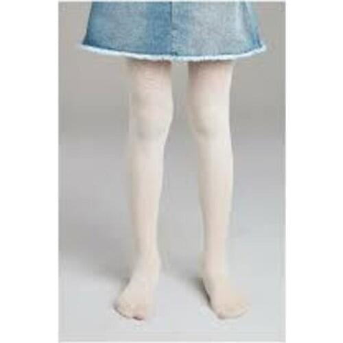 Female Child Micro 40 Pantihose Daily Pantyhose socks To Escape durable Raw White Single Straight Medium