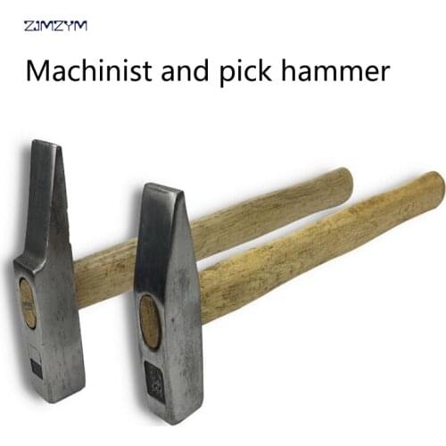 1PC High Quality Durable Construction Household machinist hammer and pick hammer Wooden handle Hammer Repair Hand Tool