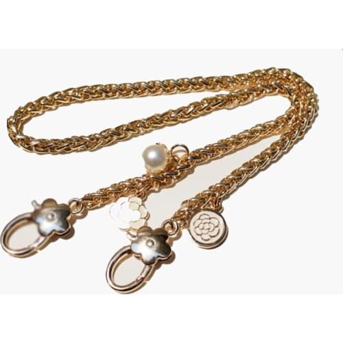 6 mm Metal Purse Chain Strap Handle Handle Replacement For Handbag Shoulder Bag Obag Chains Purse Strap Wholesale Drop ship