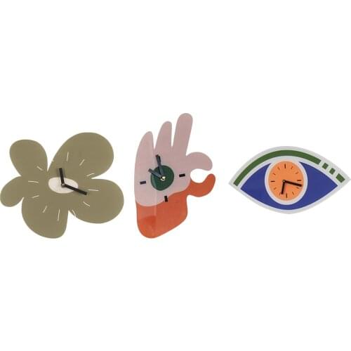 Nordic Acrylic Wall Clocks Simple Design Clocks Home Living Room Modern Office Decorations Creative Gifts