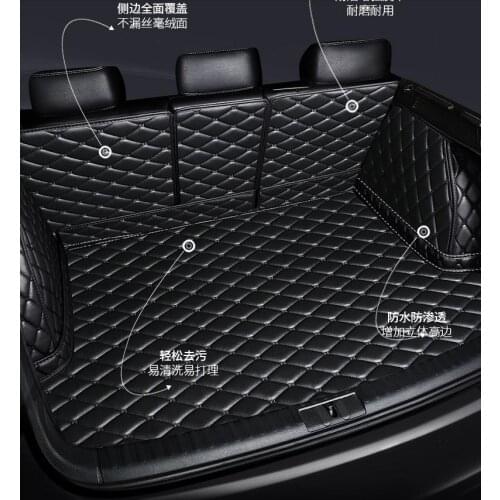 Car trunk mat for Mazda CX5 CX-5 2013 2014 2015 Cargo Liner Interior Accessories Carpet car styling Foot Trunk mat