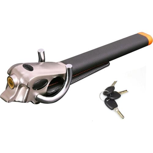 Car Steering Wheel Lock Foldable Automobile Steering Lock Anti Theft Protection T-Locks Security Car Locks for Car Accessories