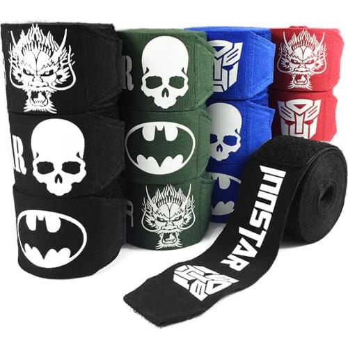 INNSTAR Boxing Bandages Hand-Wrapped Belts, Muay Thai Sanda, MMA Boxing, Fighting Sports Bandages Elastic Handguards Bandages