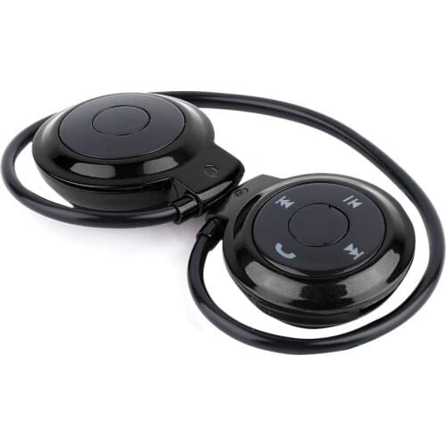 MINI503 Ear Hook Mini Sports Wireless Bluetooth Headset Hi-Fi Handsfree Stereo Earphone Support TF Card For MP3 Player