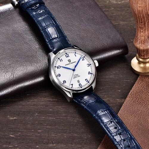 PAGANI DESIGN Top Brand Men Mechanical Watch Luxury Leather Automatic Watch Sapphire Crystal Waterproof Clock Relogio Masculino