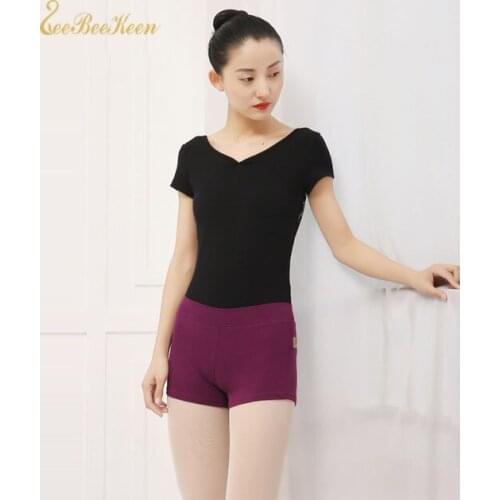 Black/Grey/Purple Gymnastic Ballet Shorts Underpants Adult Ballet Dance Practice Shorts Ballerina Dance Clothes Women Costume
