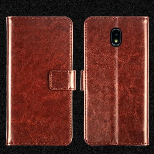 For Samsung Galaxy J3 2018 Flip Phone Case For Samsung Galaxy J3 2018 SM-J377a Cover luxury PU Leather Phone Case