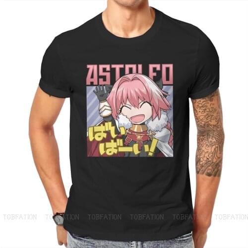 Fate Grand Order Tactical RPG Game Astolfo trapfrom Tshirt Oversized Graphic T Shirt Casual Hot Sale Cotton O-Neck Mens Tops