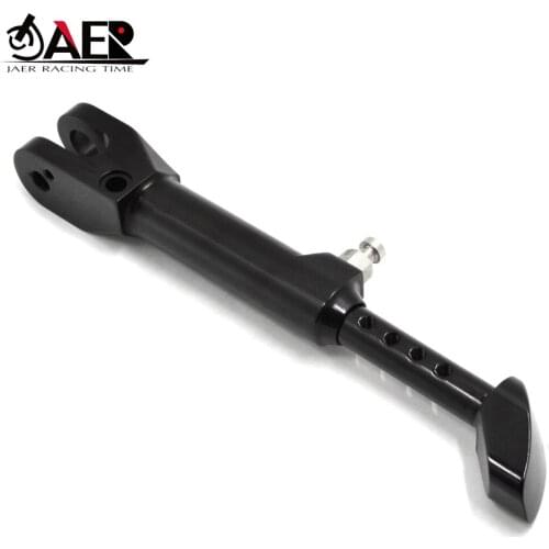 JAER CNC Motorcycle Kickstand Parking Rack Support Side Kick Stand Foot Side Stand pad for BMW S1000RR 2010 2011 2012 2013