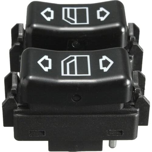 Left & Right Electric Master Control Power Window Switch Black Power Window Switch For Mercedes-Benz E W124 W126 W201 W463