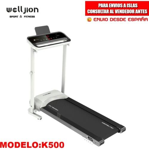 SMALL AND ULTRA QUIET FOLDING TREADMILL WITH LCD DISPLAY / DISTANCE, SPEED, TIME, CALORIES, SHIPPING FROM SPAIN