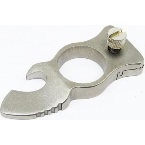 Multifunctional fast pressing ring without frame flat leather bow finger hunting slingshot self-defense without frame bow finger