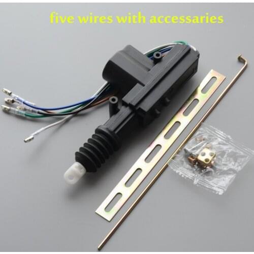 Powerful car central locking DC 12/24V door lock motor 2/5 wires high torque tail immo box motor tailgate trunk motor