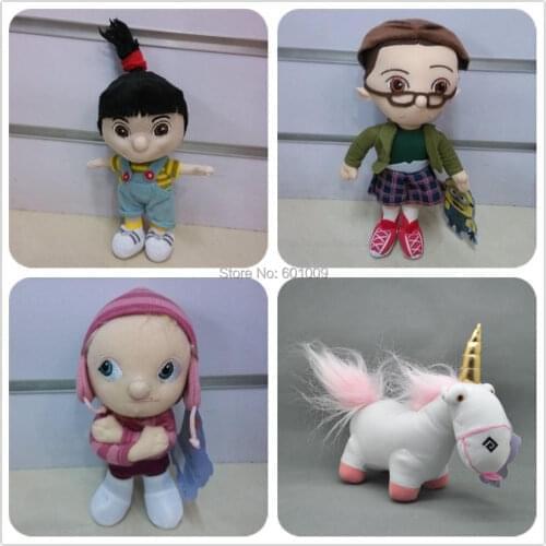 4 Styles Unicorn Margo Edith Agnes 18-25CM Plush Doll Soft Cartoon Dolls For Children Toy
