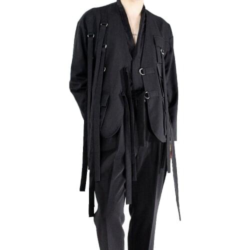 Homemade 2019 new mens windbreaker original sling loose. S-6XL