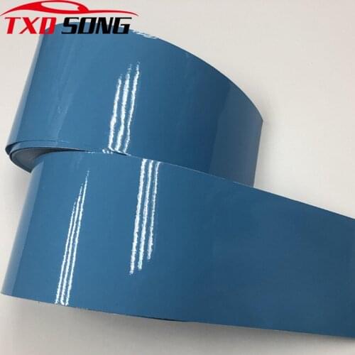 New Arrival 10cm Width Pink Gloss Car Vinyl Wrap Roll with Air Release Technology DIY Styling Sticker Wrapping