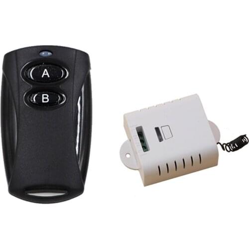 New AC 85v 110v 120v 220v wireless remote control switch with manual button receiver +transmitter self-lock / inter-lock