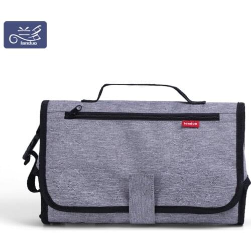 Land mommy diaper strecth folded bags Muiti-functional changing mat nappy pads baby Healthy EVA stroller storage bags MPB41