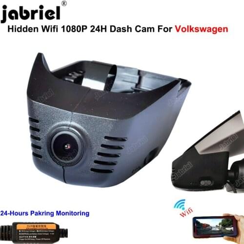 Hidden WIFI 24H Dash Cam Car Dvr Cameras EDR For Volkswagen VW Passat Tiguan Atlas Golf sharan magotan Seat Ateca Skoda Karoq