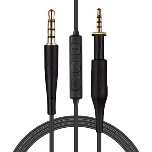 Replacement Stereo Audio Cable Music Wire Extension Cord for AKG K450 K430 K451 K452 K480 K490 K495 Q460 Headphones